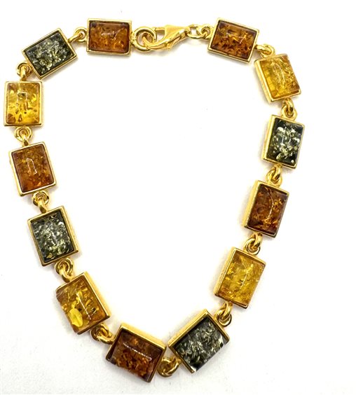 Bracciale Domar Donna Ambra in Argento Ambra AMBER-BR-20-280 - AMBER-BR-20-280